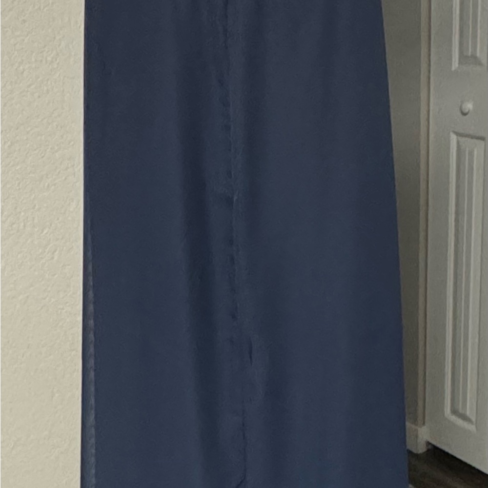 Birdy Grey Blue Maxi A-Line Dress for Work